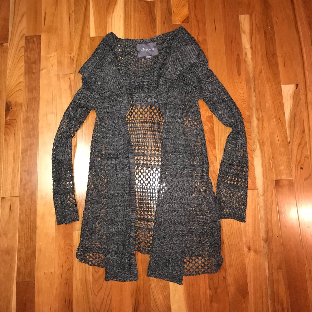 Paper Crane cardigan sweater